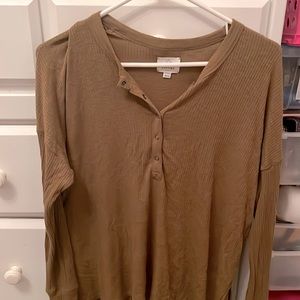 offline bottom flowy oversized stretch top